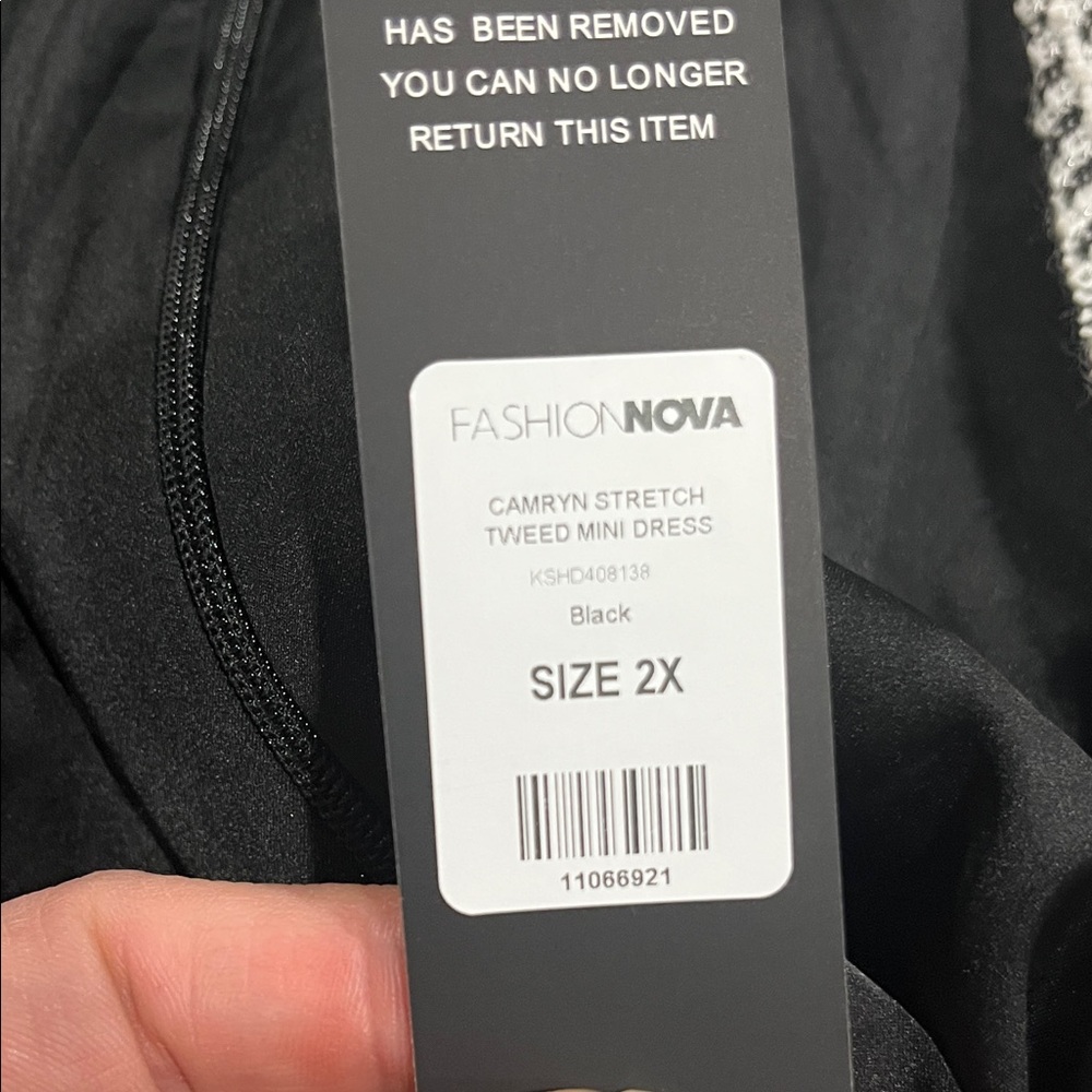 Fashion Nova Black and White Mini Dress - Picture 11 of 12